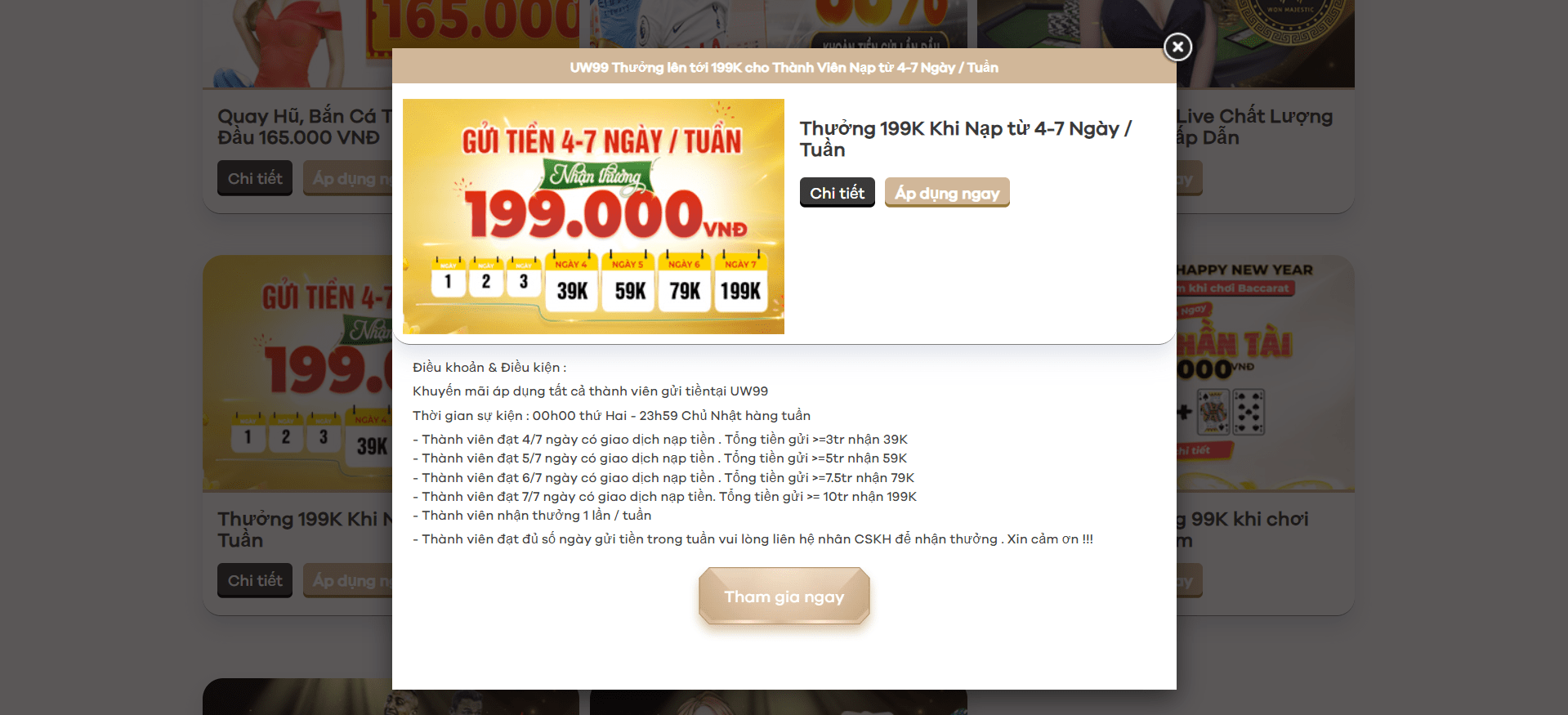 Thưởng 199K 